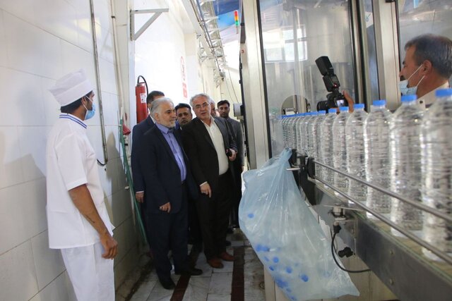 افتتاح خط تولید پریفرم آب معدنی